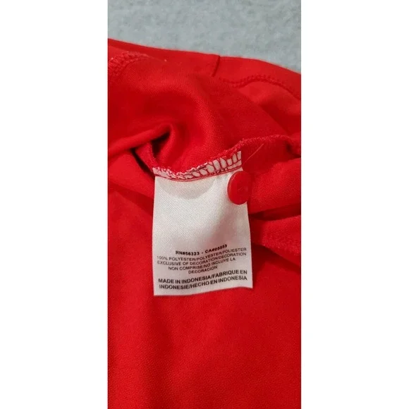 Nike Georgia Bulldogs Team Issue Short Sleeve‎ DriFit Polo Shirt Football Red XL - Picture 9 of 11